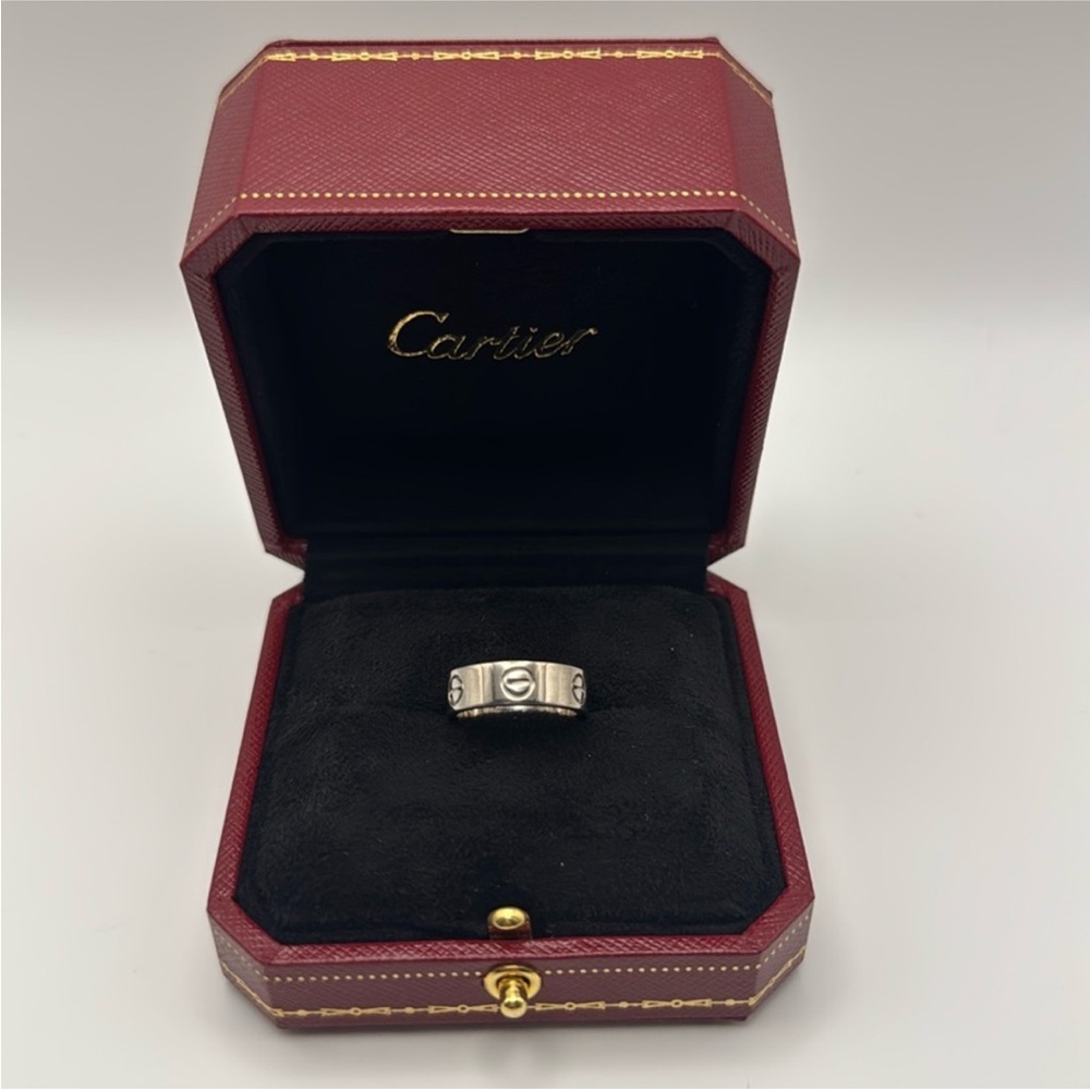Cartier 18k white gold LOVE RING